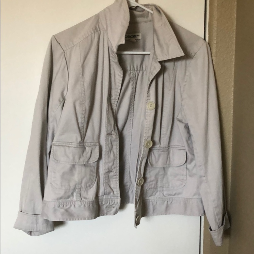 Tan light jacket